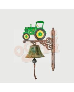 Green Tractor Bell - Rust