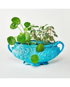 Planter with Handles Teal 40cm