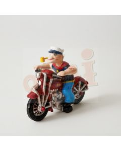 Popeye on Motorbike