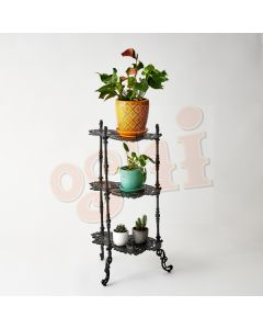 3 Tier Plant Stand "Lily" - Black