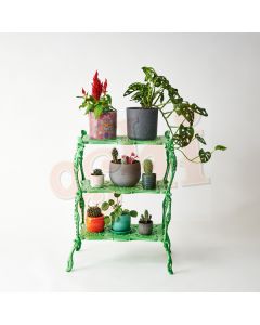 3 Tier Table "Holly" Green