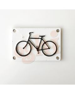 Bicycle Logo Sign 12 x 8cm