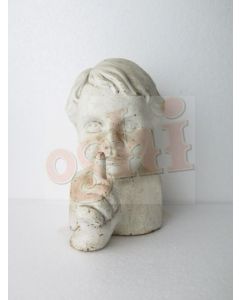 Boy Bust with Hand 19cm
