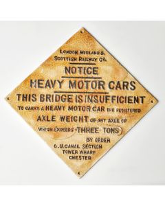 Heavy Motors Sign 45x45cm