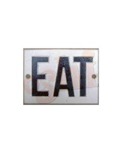 Eat sign 11x8cm
