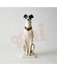 Greyhound Black + White 63cm