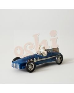 Mich Man in Blue Car 28cm