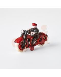 Motorbike with Rider Red 8cm