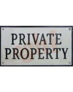Private Property Sign 28cm