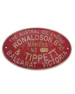 Ronaldson&Tippett Red 27x16cm
