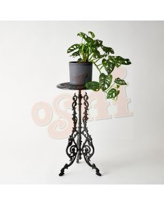 Three Leg Table 'Aster' Black 70x37cm