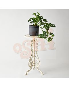 Three Leg Table 'Aster' white 70x37cm