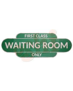 Waiting Room Sign Green 60cm