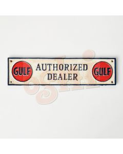 Gulf Authrised Dealer Sign 40c