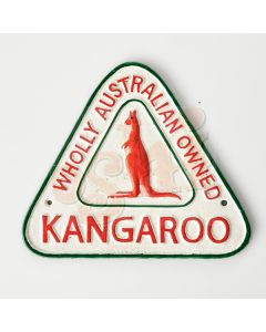 Kangaroo Petrol Sign 25cm