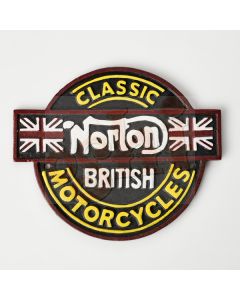 Norton Classic Brit Sign 28cm