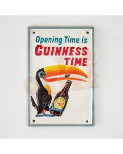 Opening Time is Guinness Time Sign 30cm