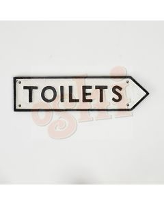 Toilets Right Arrow Sign 40cm
