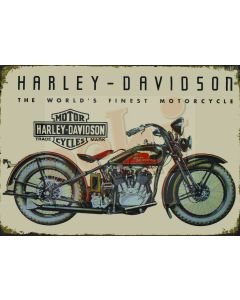 Harley Tin Sign 35x26cm