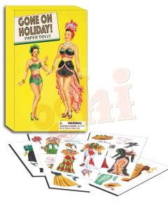 Gone on Holiday paper dolls