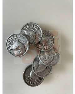 Pig coins set of six 3cm 