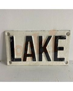 Lake Sign Rust