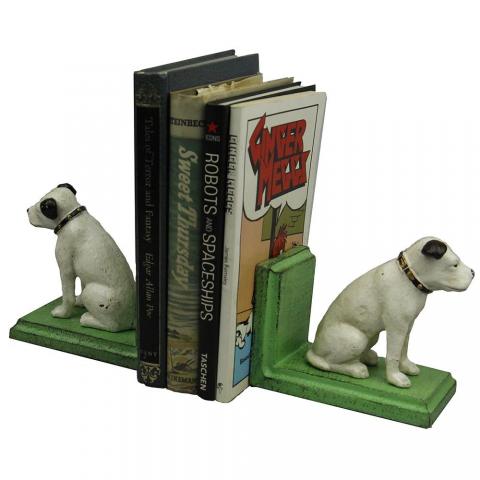 Nipper Dog Bookends